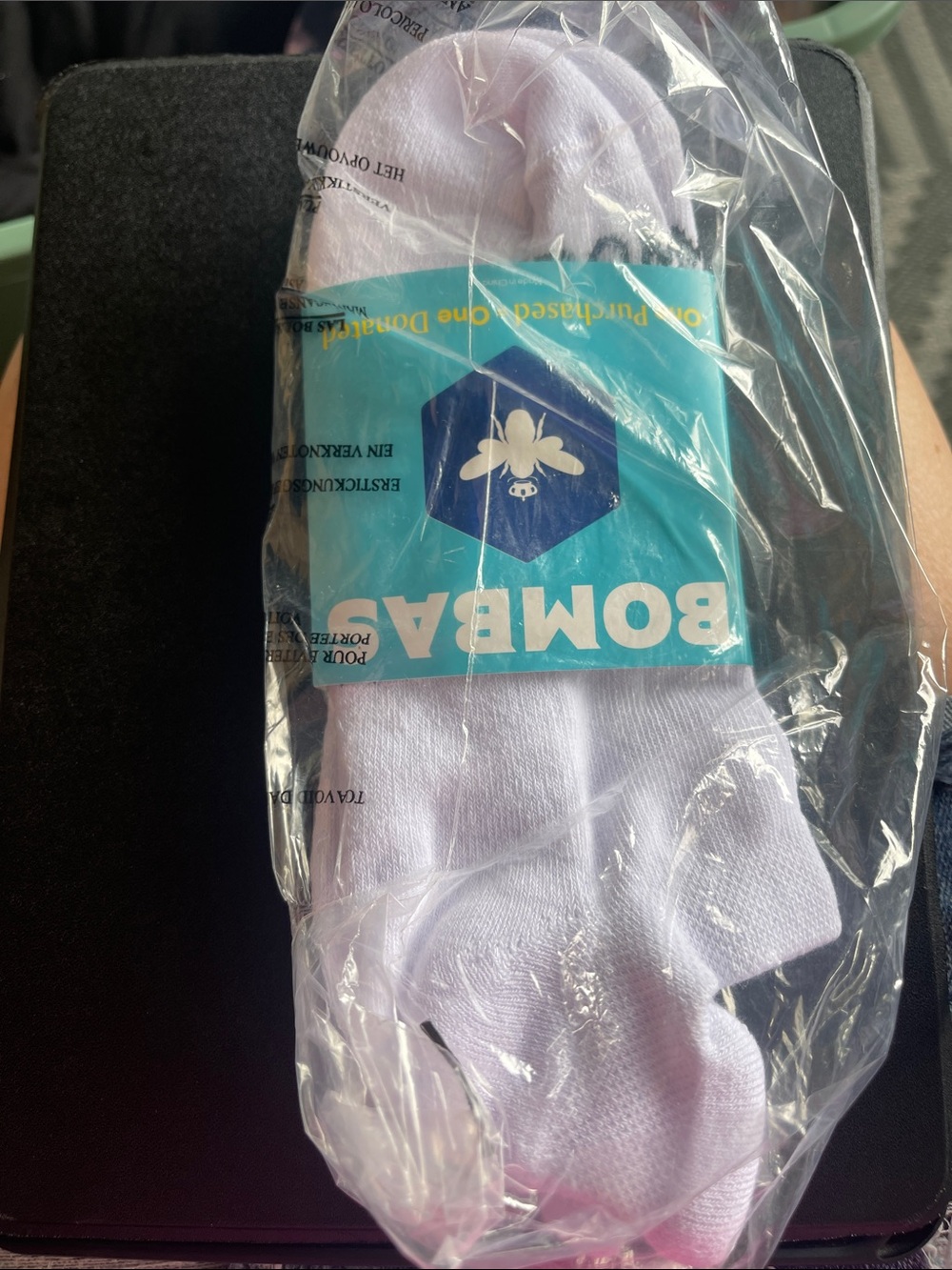 Bombas white ankle socks NWT. 
Women’s 8 to 10 1/2 
Men’s 6 to 9